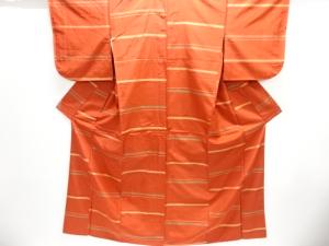 横段織り出し節紬着物アンサンブル